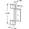 Prime-Line Screen Door Hinge, 1/8 in. Offset Center Leaf, Florida Brown Finish (Single Pack) K 5153 - alternate 4